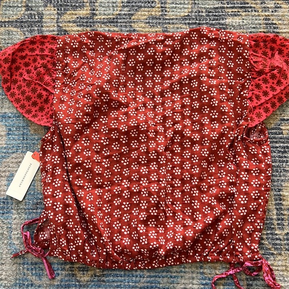NWT Anthropologie 2 piece short set - size small - Picture 6 of 6